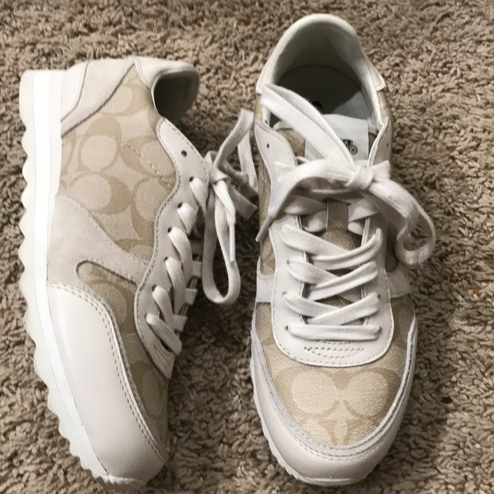 Worn once Coach sneakers!